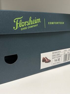 Florsheim Cognac Leather Oxford Dress Shoes